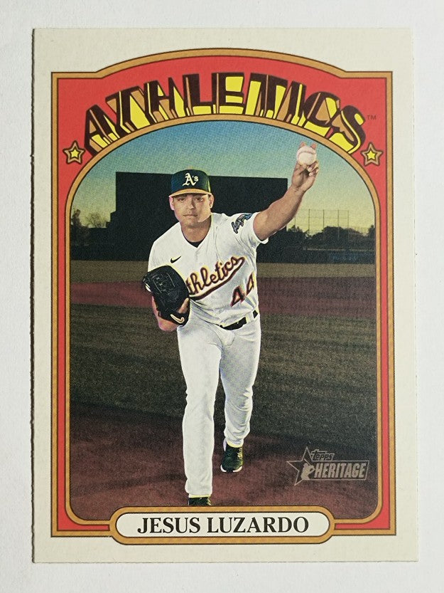 2021 Topps Heritage #160 Jesus Luzardo