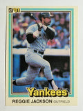 1981 Donruss #348 Reggie Jackson