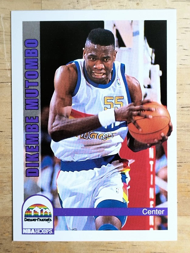 1992-93 Hoops #60 Dikembe Mutombo