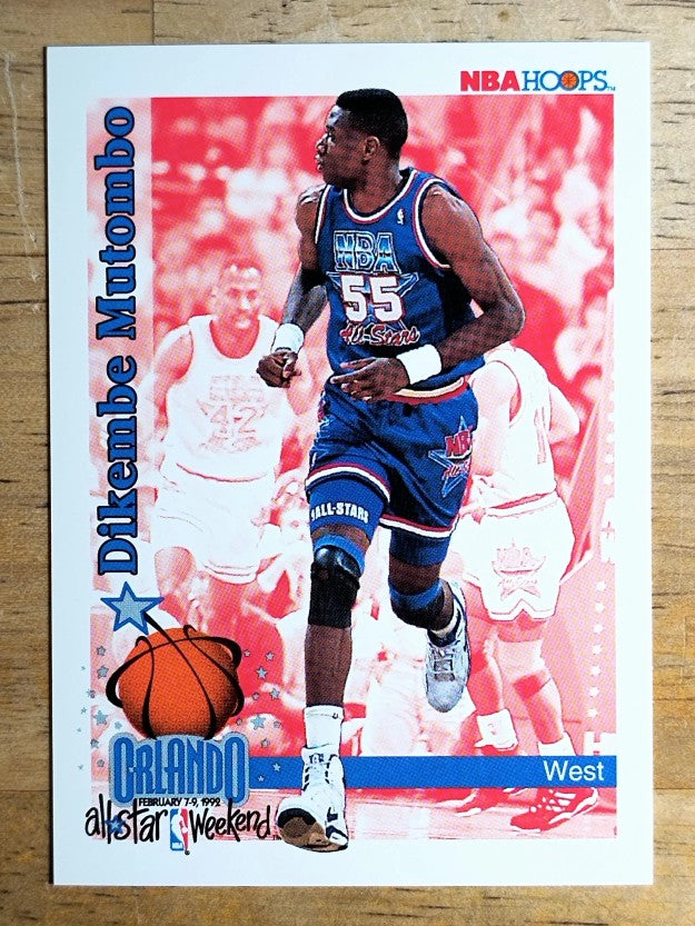 1992-93 Hoops #313 Dikembe Mutombo AS