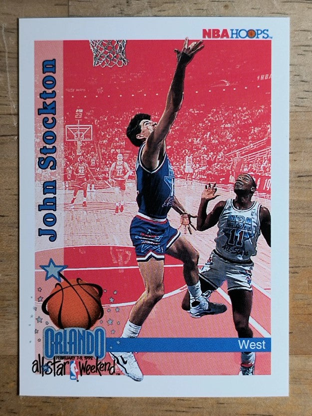1992-93 Hoops #316 John Stockton AS