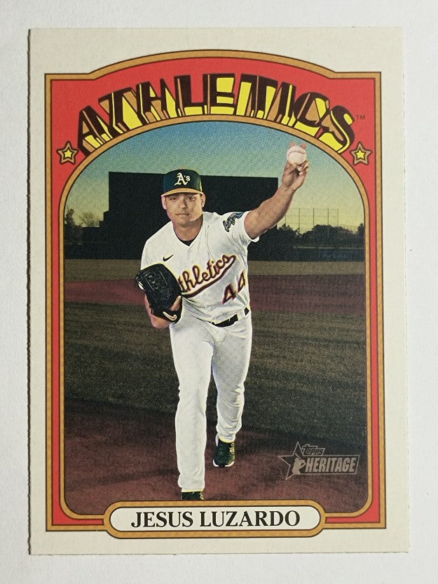 2021 Topps Heritage #160 Jesus Luzardo