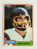 1981 Topps #265 Dan Fouts