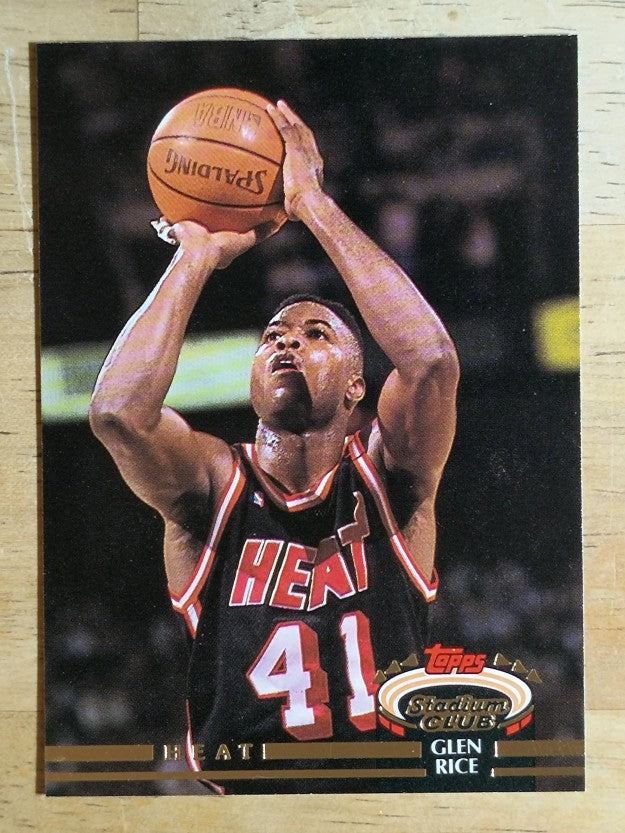1992-93 Stadium Club #180 Glen Rice