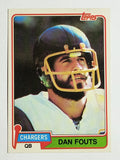 1981 Topps #265 Dan Fouts