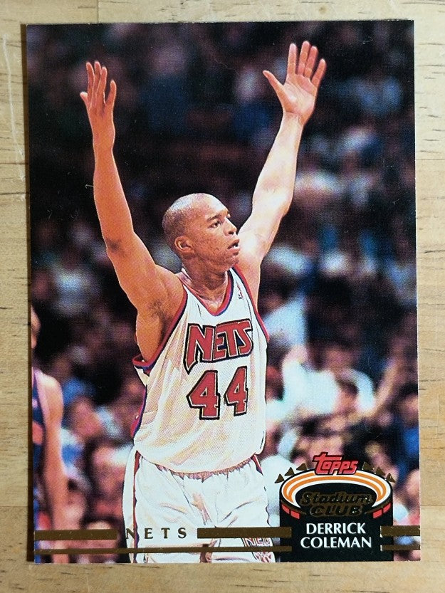 1992-93 Stadium Club #384 Derrick Coleman