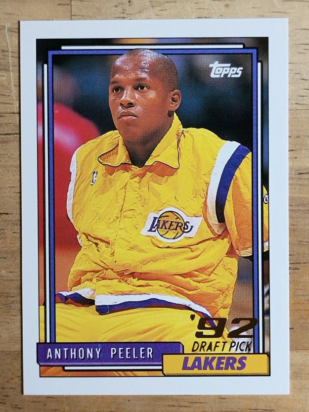 1992-93 Topps #288 Anthony Peeler RC