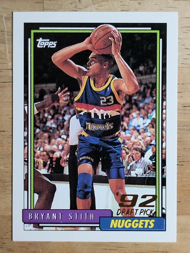 1992-93 Topps #341 Bryant Stith RC