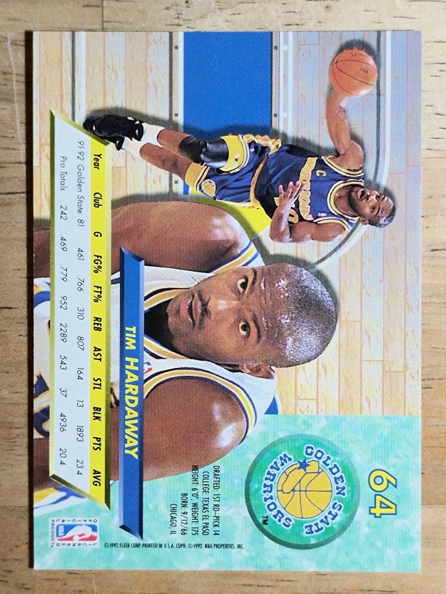 1992-93 Ultra #64 Tim Hardaway