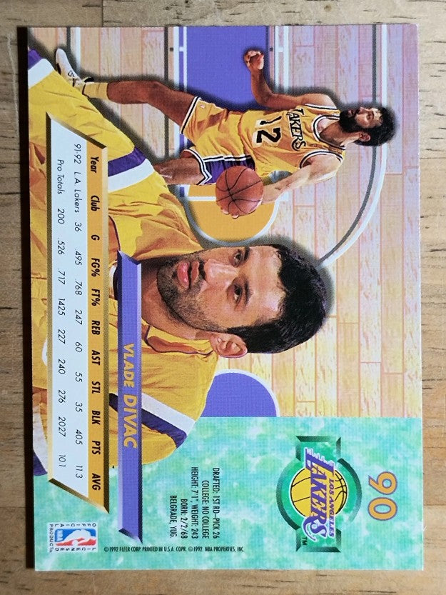1992-93 Ultra #90 Vlade Divac