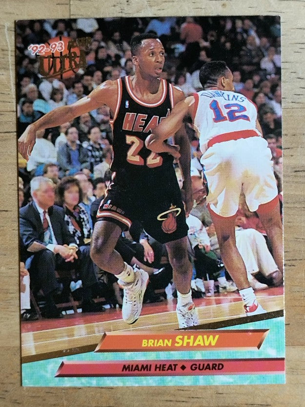 1992-93 Ultra #103 Brian Shaw