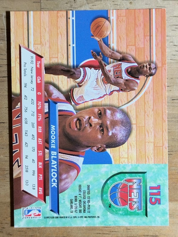 1992-93 Ultra #115 Mookie Blaylock