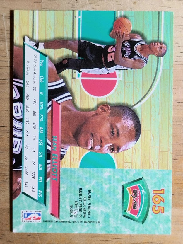 1992-93 Ultra #165 Sean Elliott