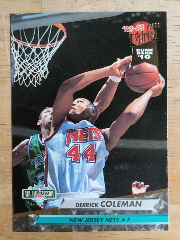 1992-93 Ultra #210 Derrick Coleman JS