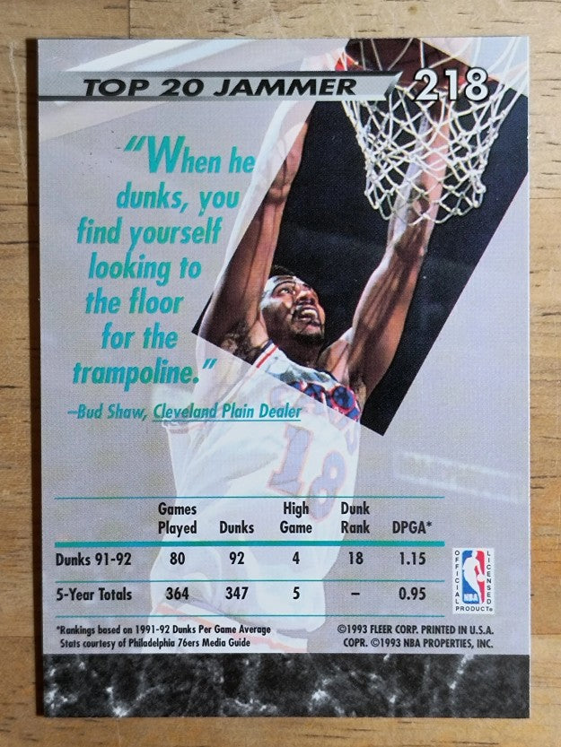 1992-93 Ultra #218 John Williams JS