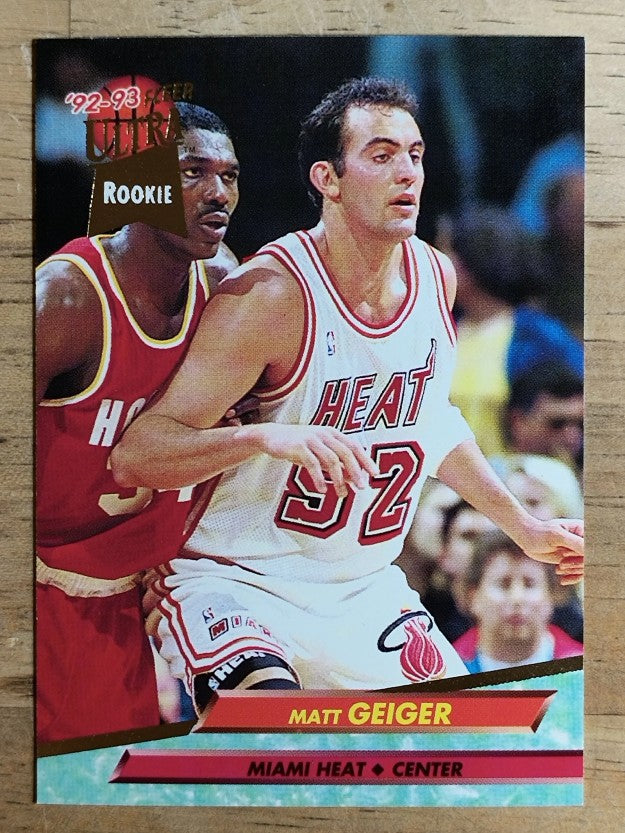 1992-93 Ultra #291 Matt Geiger RC