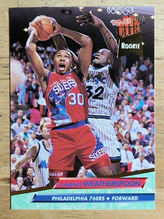 1992-93 Ultra #335 Clarence Weatherspoon RC