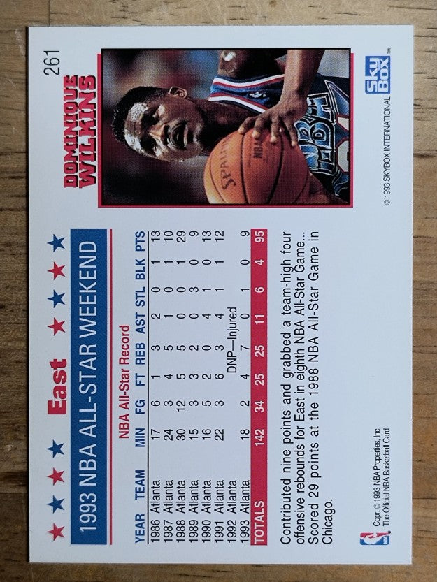 1993-94 Hoops #261 Dominique Wilkins AS