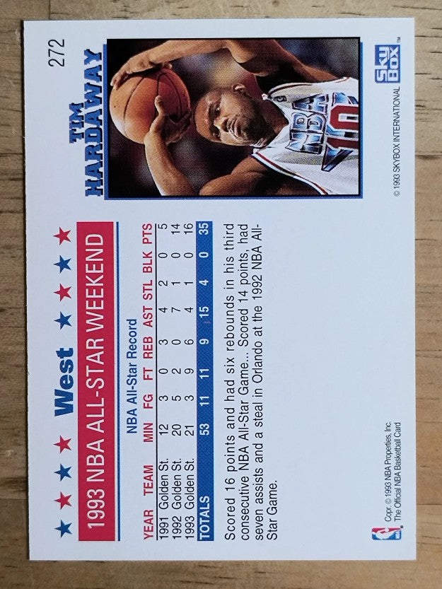 1993-94 Hoops #272 Tim Hardaway AS