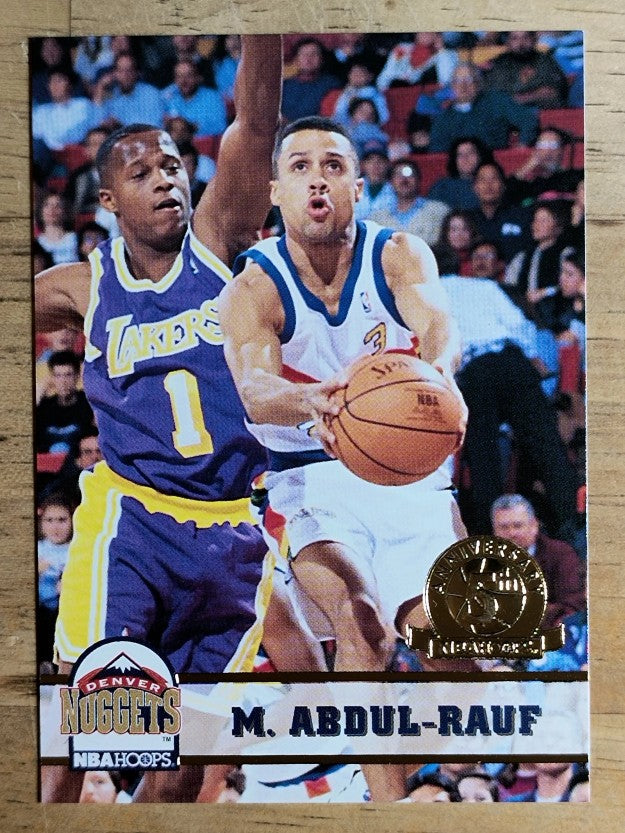 1993-94 Hoops Fifth Anniversary Gold #52 Mahmoud Abdul-Rauf