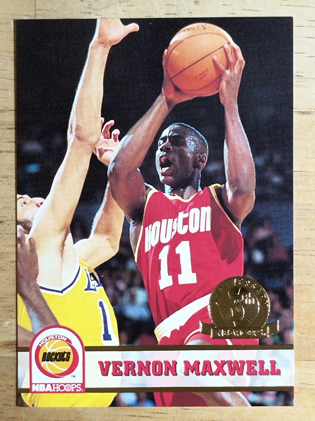 1993-94 Hoops Fifth Anniversary Gold #80 Vernon Maxwell