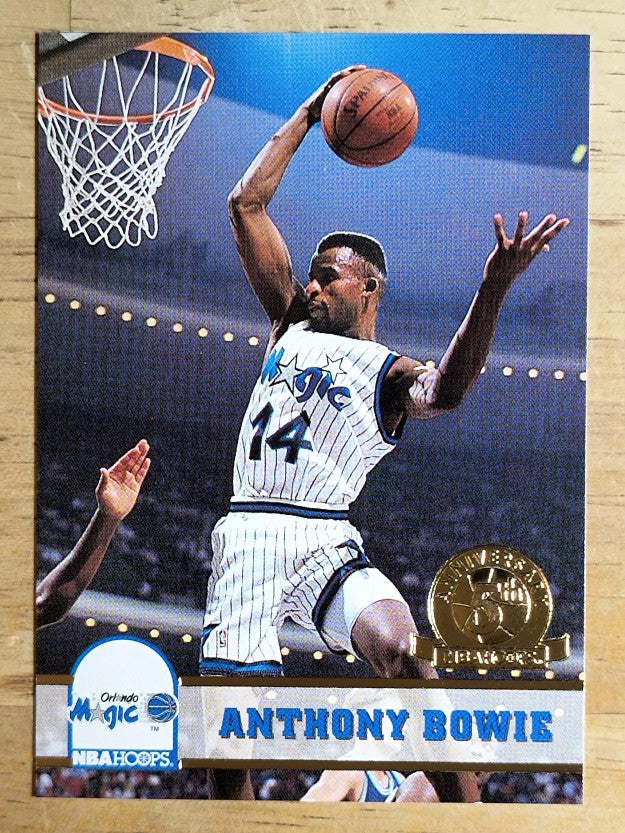 1993-94 Hoops Fifth Anniversary Gold #153 Anthony Bowie