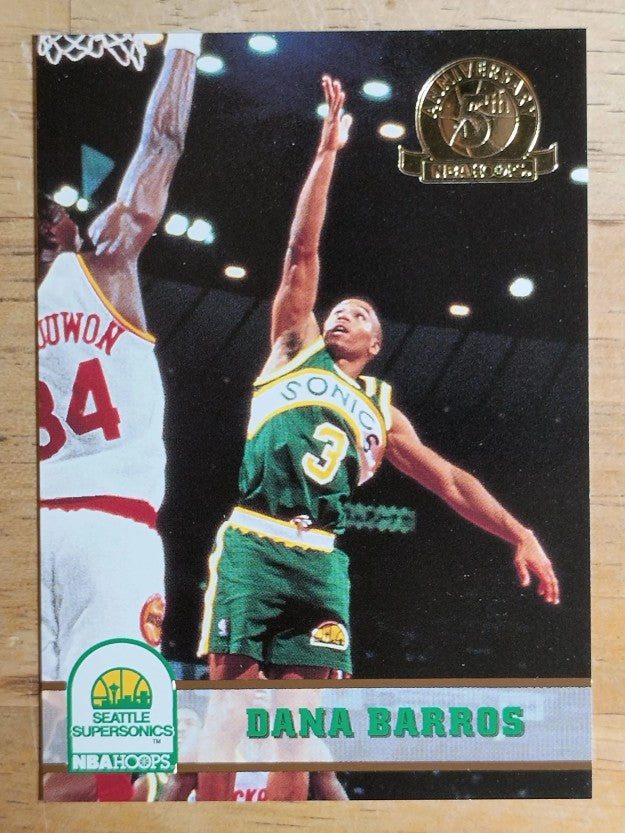 1993-94 Hoops Fifth Anniversary Gold #204 Dana Barros