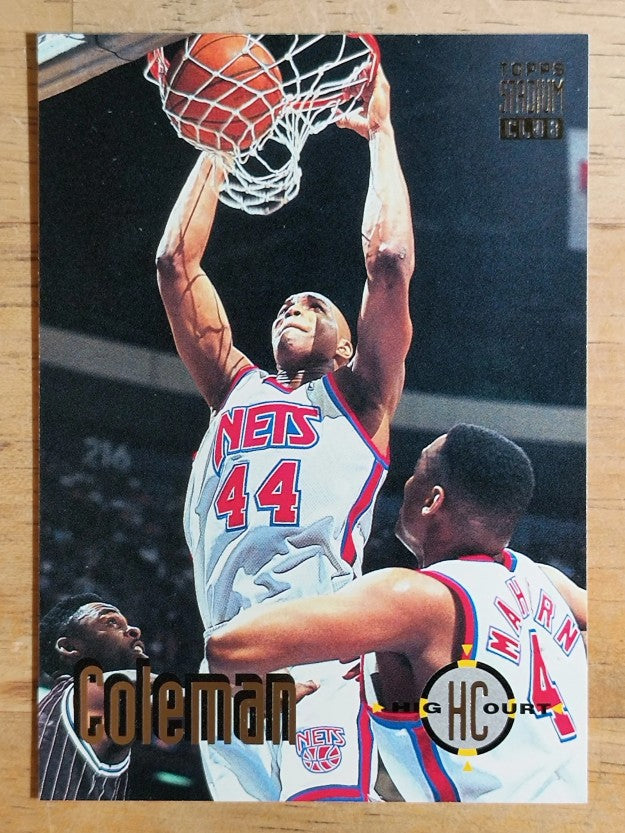 1993-94 Stadium Club #170 Derrick Coleman HC