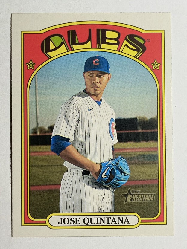 2021 Topps Heritage #196 Jose Quintana