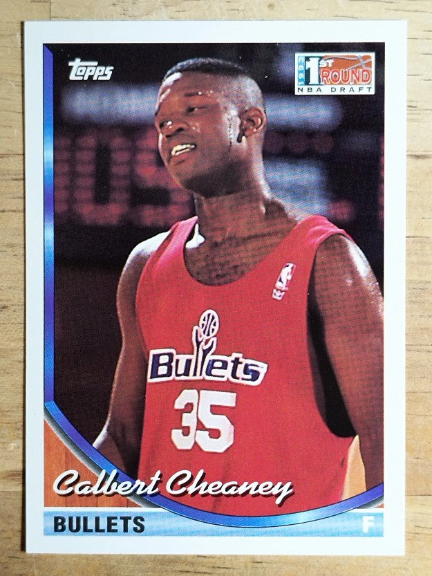 1993-94 Topps #158 Calbert Cheaney RC