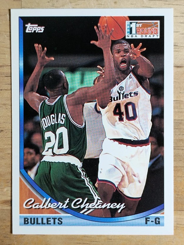 1993-94 Topps #250 Calbert Cheaney