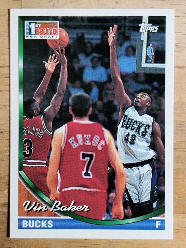 1993-94 Topps #306 Vin Baker RC