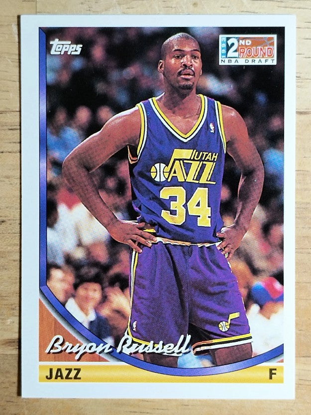 1993-94 Topps #374 Bryon Russell RC