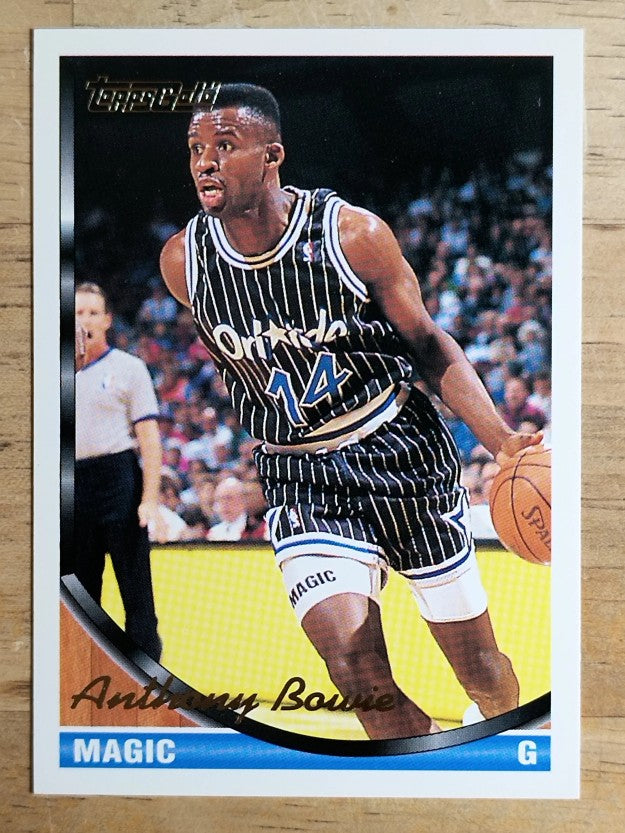 1993-94 Topps Gold #165 Anthony Bowie