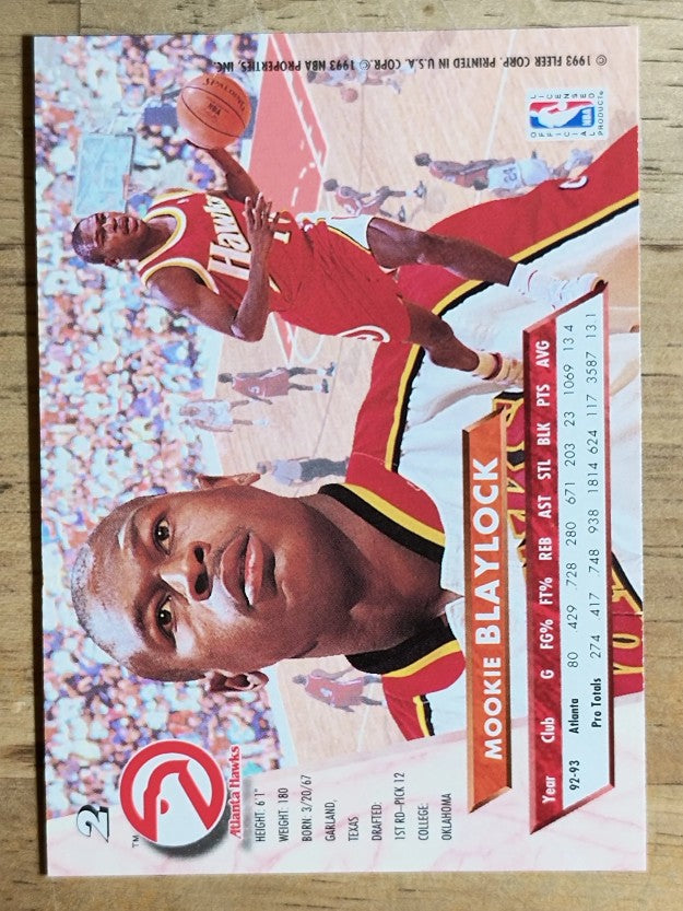 1993-94 Ultra #2 Mookie Blaylock
