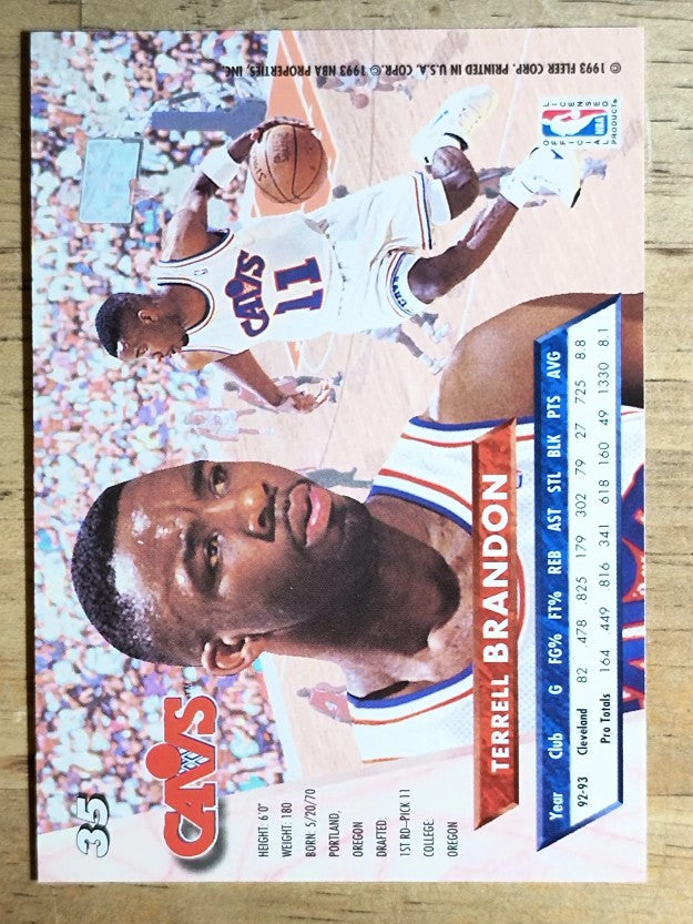 1993-94 Ultra #35 Terrell Brandon