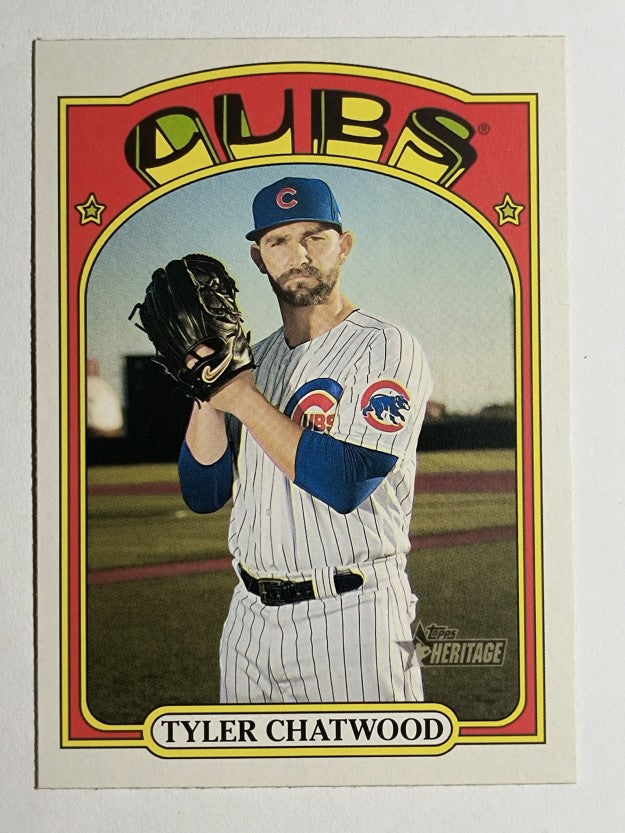 2021 Topps Heritage #218 Tyler Chatwood