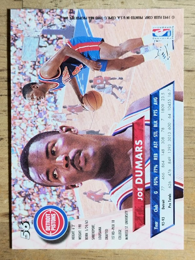 1993-94 Ultra #56 Joe Dumars