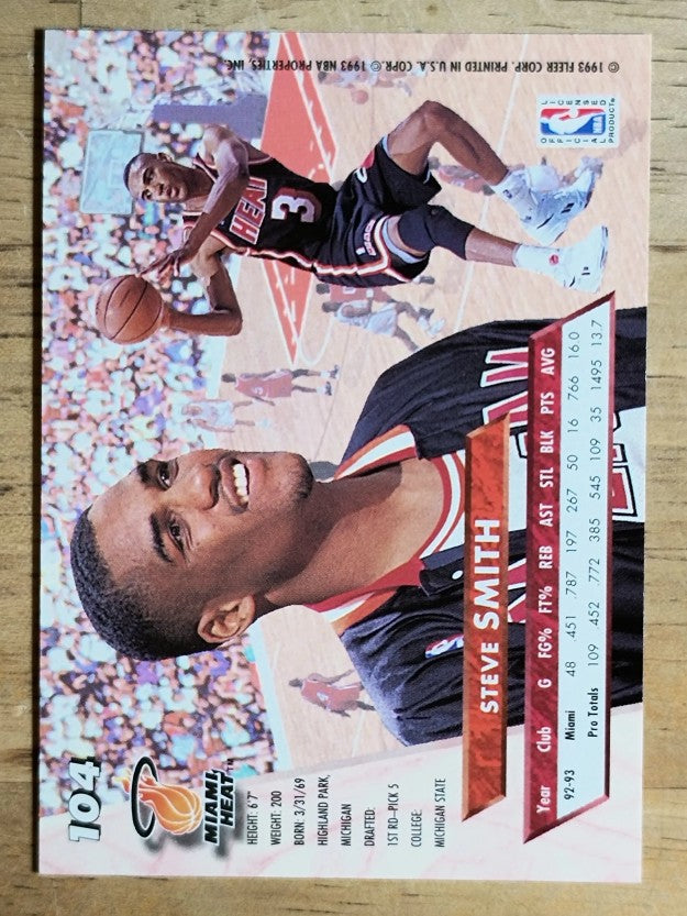 1993-94 Ultra #104 Steve Smith