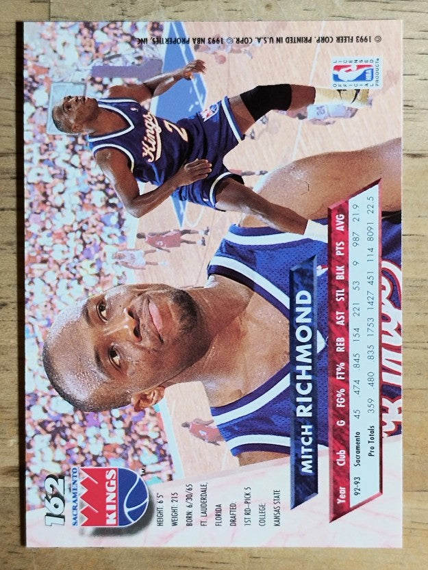 1993-94 Ultra #162 Mitch Richmond