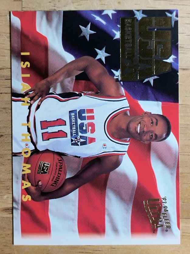 1993-94 Ultra #370 Isiah Thomas USA