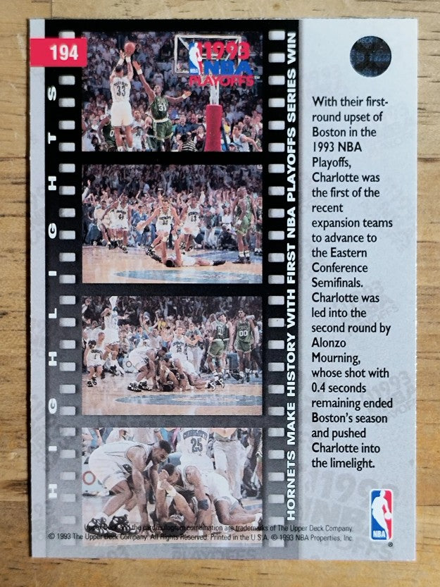 1993-94 Upper Deck #194 Larry Johnson/Muggsy Bogues PO