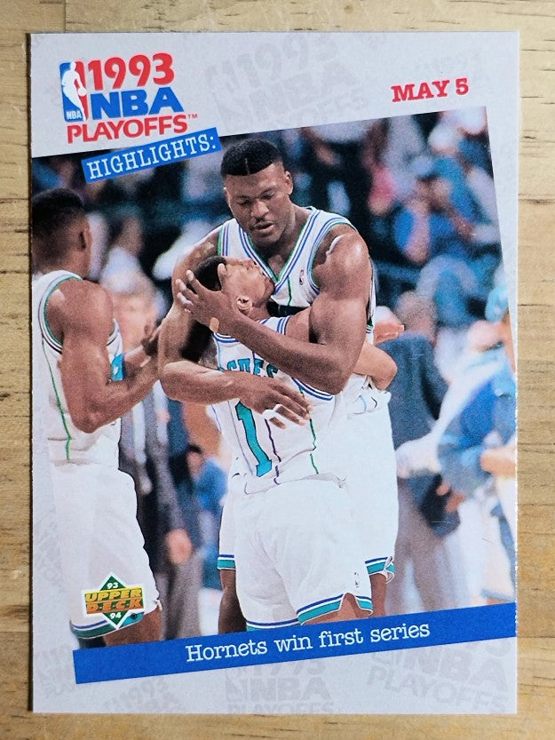 1993-94 Upper Deck #194 Larry Johnson/Muggsy Bogues PO
