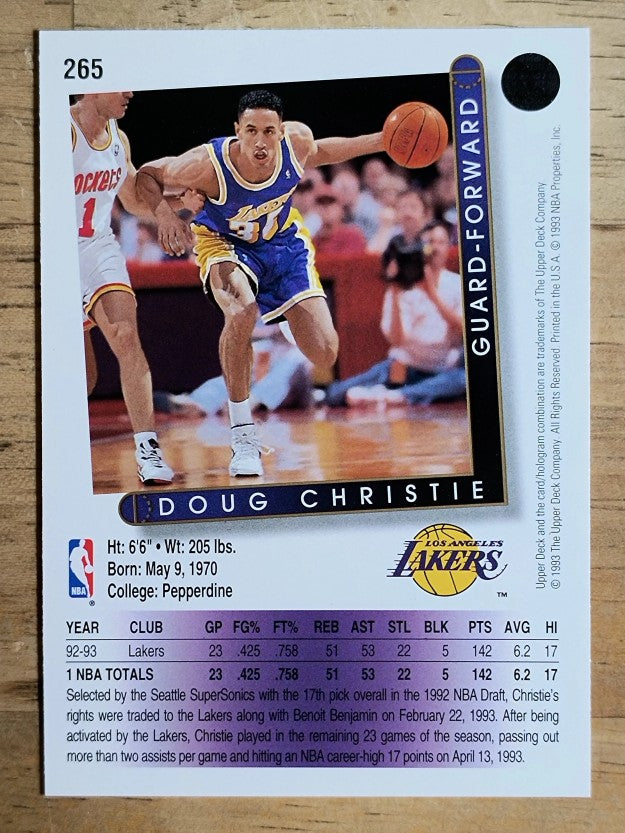 1993-94 Upper Deck #265 Doug Christie