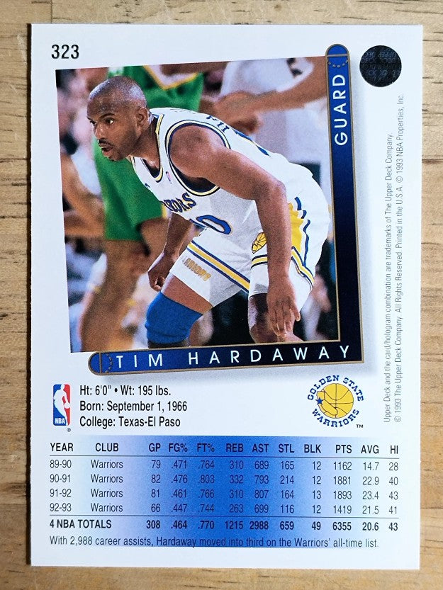 1993-94 Upper Deck #323 Tim Hardaway