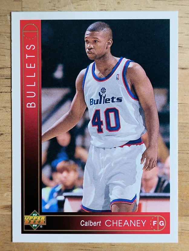 1993-94 Upper Deck #354 Calbert Cheaney