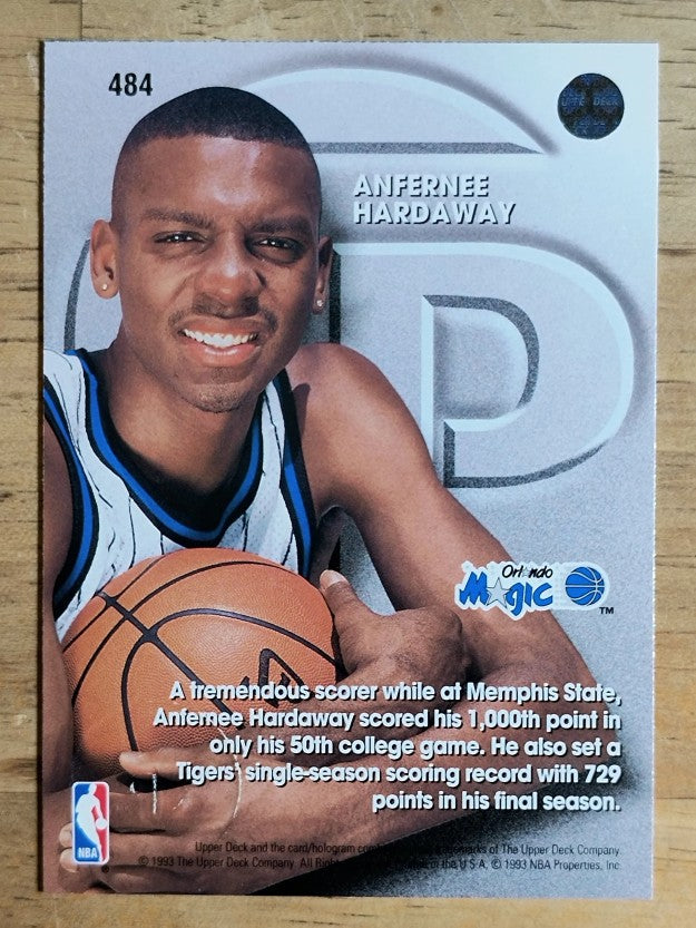 1993-94 Upper Deck #484 Anfernee Hardaway TP