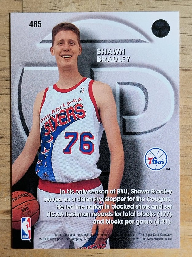 1993-94 Upper Deck #485 Shawn Bradley TP