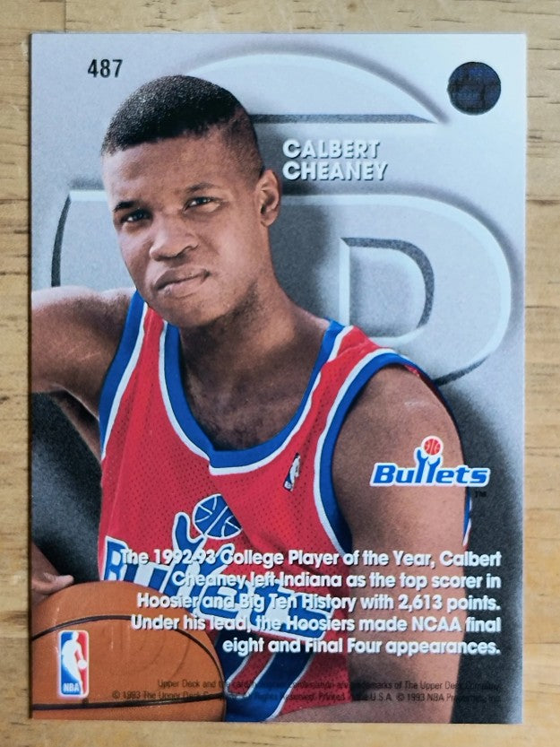 1993-94 Upper Deck #487 Calbert Cheaney TP