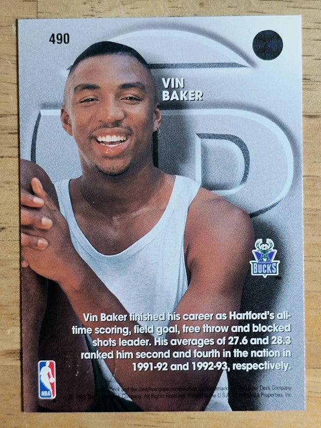 1993-94 Upper Deck #490 Vin Baker TP